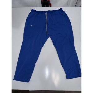 Fabletics  Royal Blue Scrub Pants Cargo Pockets Womens 3X Medical Nurse‎ CNA